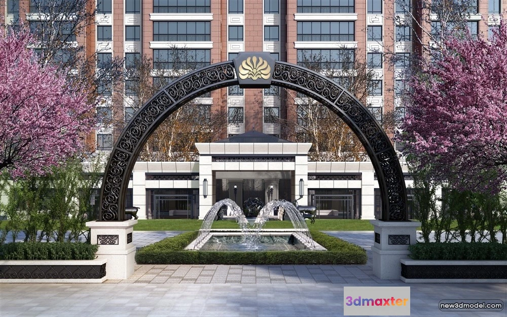 1578220 - 3D Models of Commercial Building - Exterior 3D Scenes - 245 3D Max