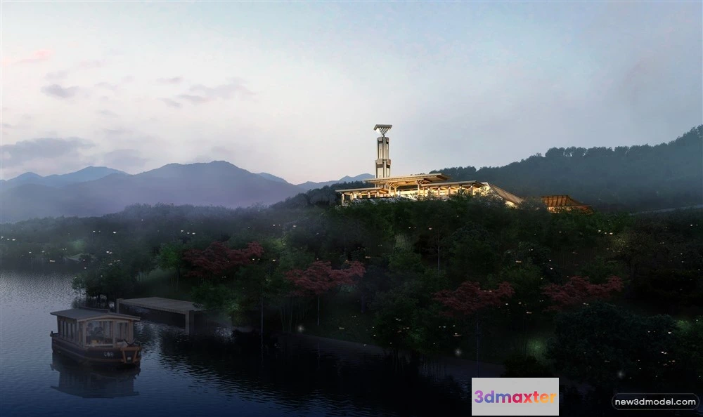 1578262 - 3D Models of Commercial Building - Exterior 3D Scenes - 266 3D Max