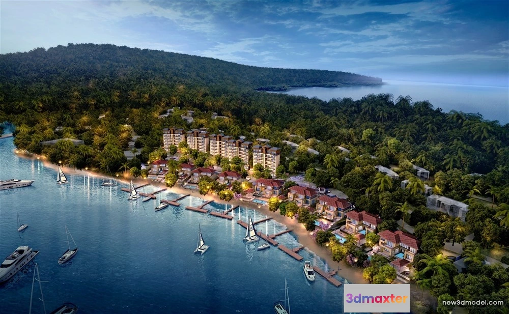 1578270 - 3D Models of Commercial Building - Exterior 3D Scenes - 270 3D Max