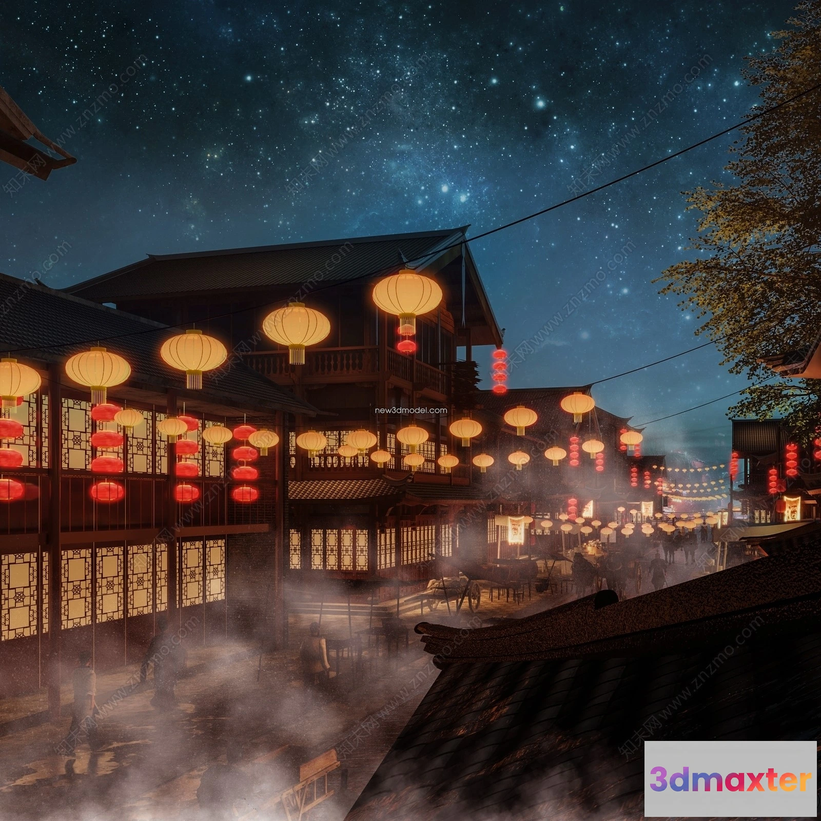 1584221 - Exterior 3D Models of Pagoda - 3D Scenes - 055 3D Max