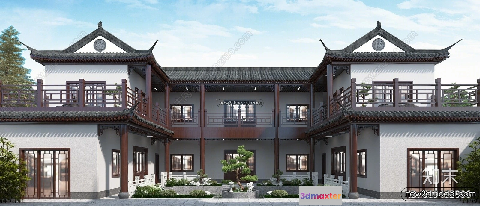 1584227 - Exterior 3D Models of Pagoda - 3D Scenes - 058 3D Max