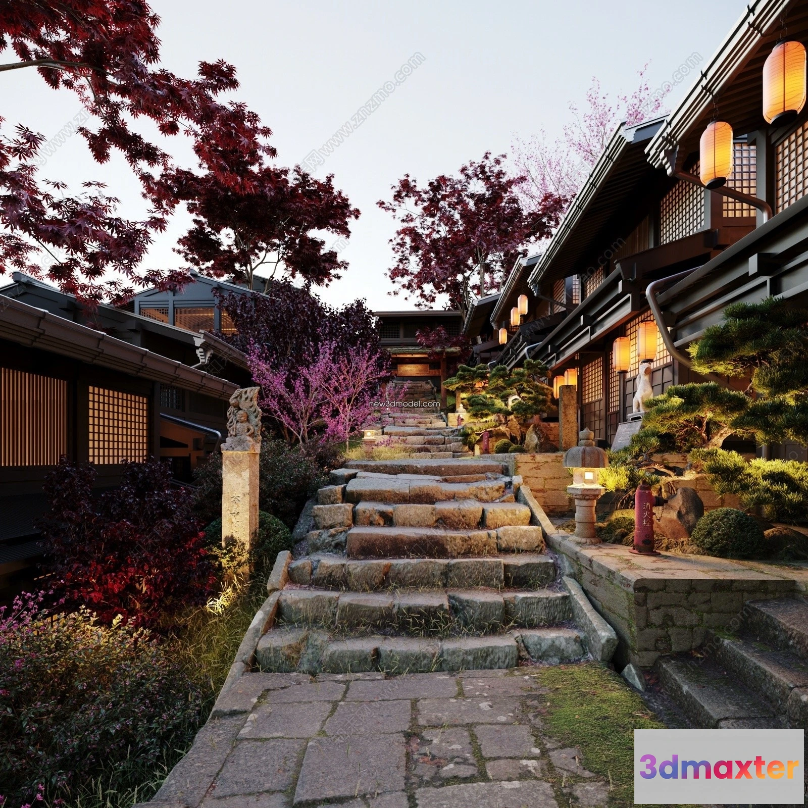 1584267 - Exterior 3D Models of Pagoda - 3D Scenes - 078 3D Max