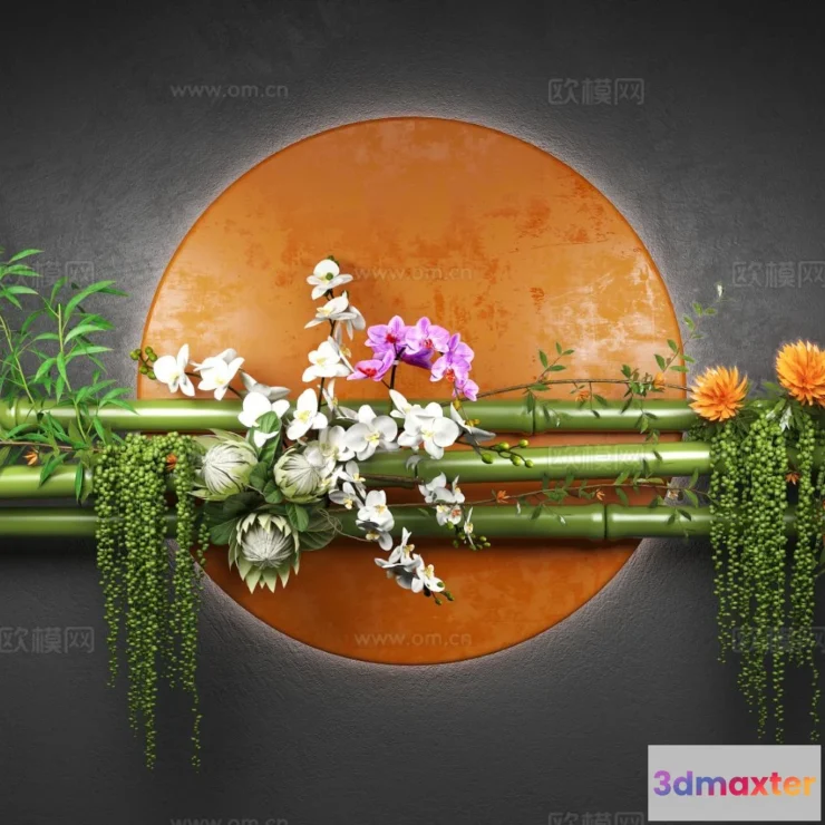 1685668 - Wall Decoration 3D Models - Decor Sets - 015 - VRAY Render 3D Max