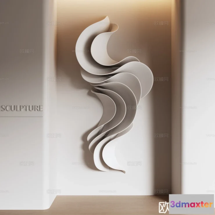 1685684 - Wall Decoration 3D Models - Decor Sets - 023 - VRAY Render 3D Max