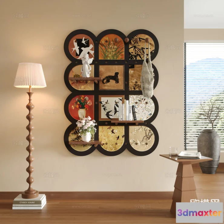 1685706 - Wall Decoration 3D Models - Decor Sets - 034 - CORONA Render 3D Max