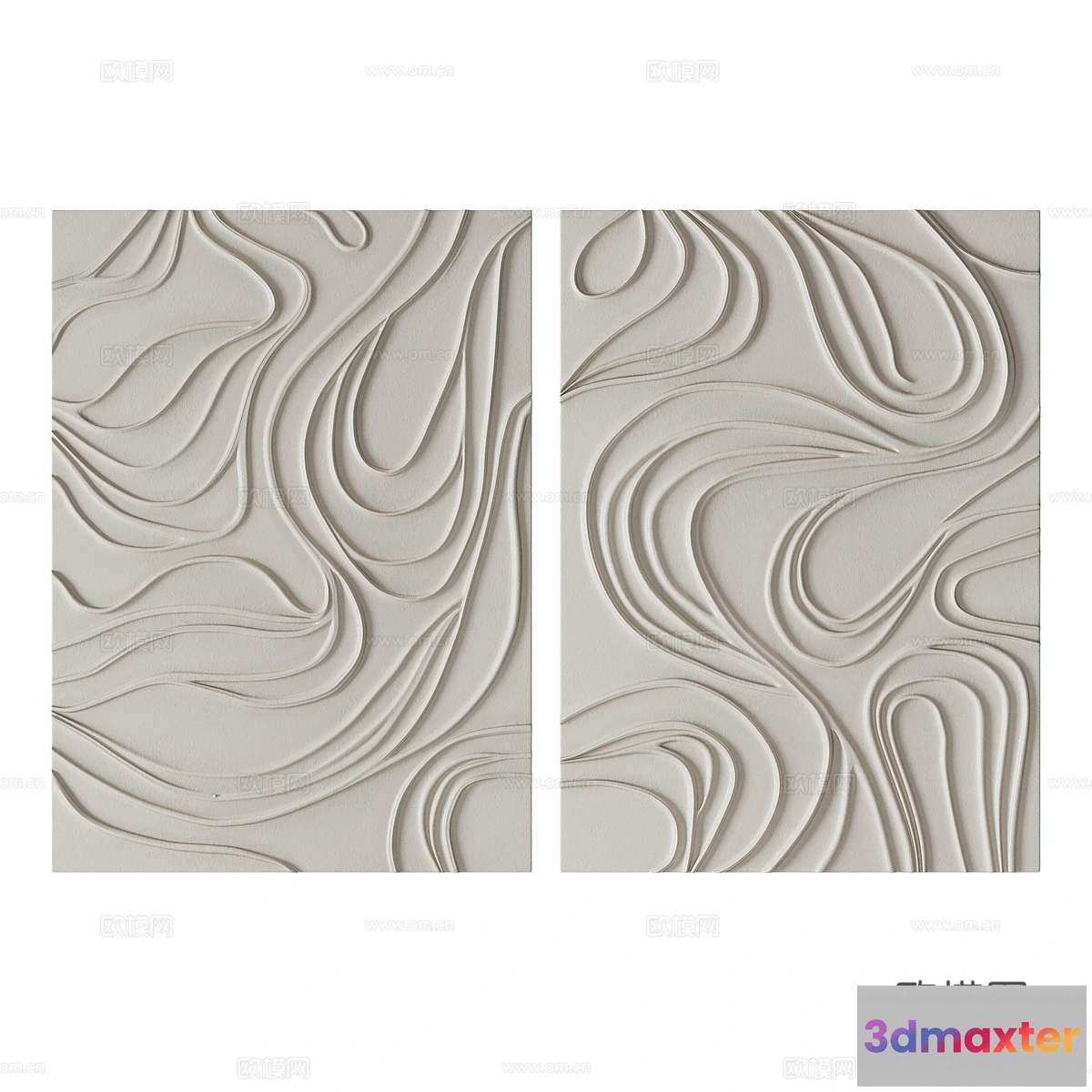 1685722 - Wall Decoration 3D Models - Decor Sets - 042 - CORONA Render 3D Max