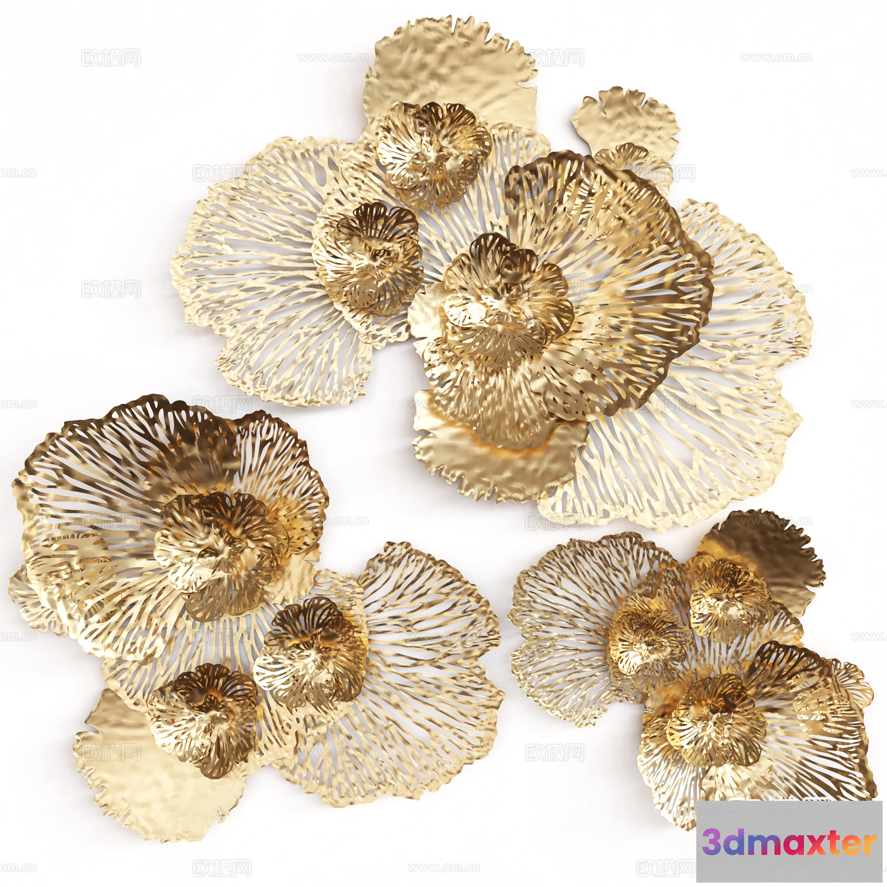 1685750 - Wall Decoration 3D Models - Decor Sets - 056 - VRAY Render 3D Max