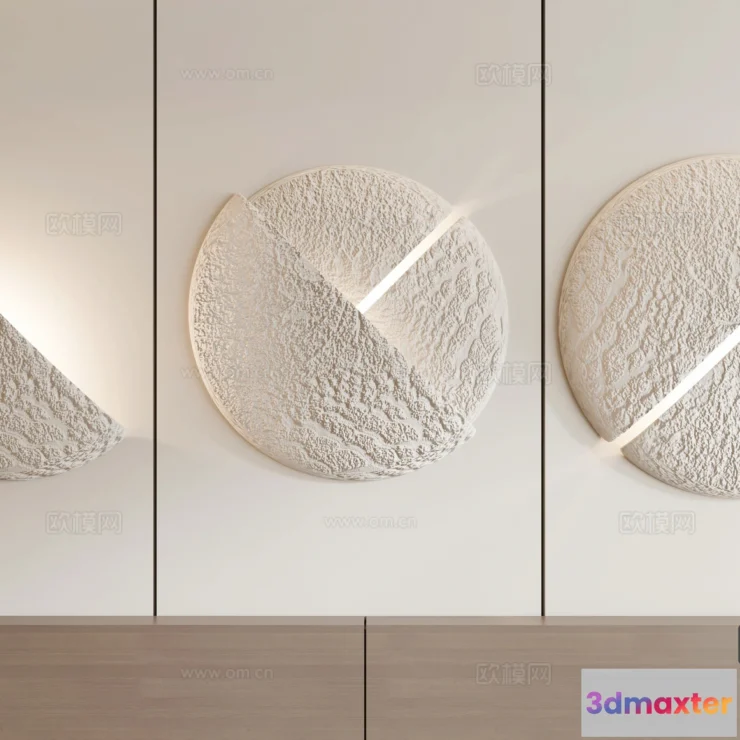 1685758 - Wall Decoration 3D Models - Decor Sets - 060 - VRAY Render 3D Max