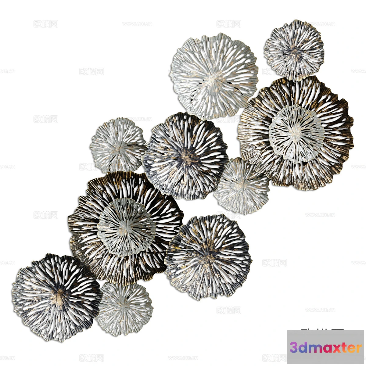 1685772 - Wall Decoration 3D Models - Decor Sets - 067 - VRAY Render 3D Max