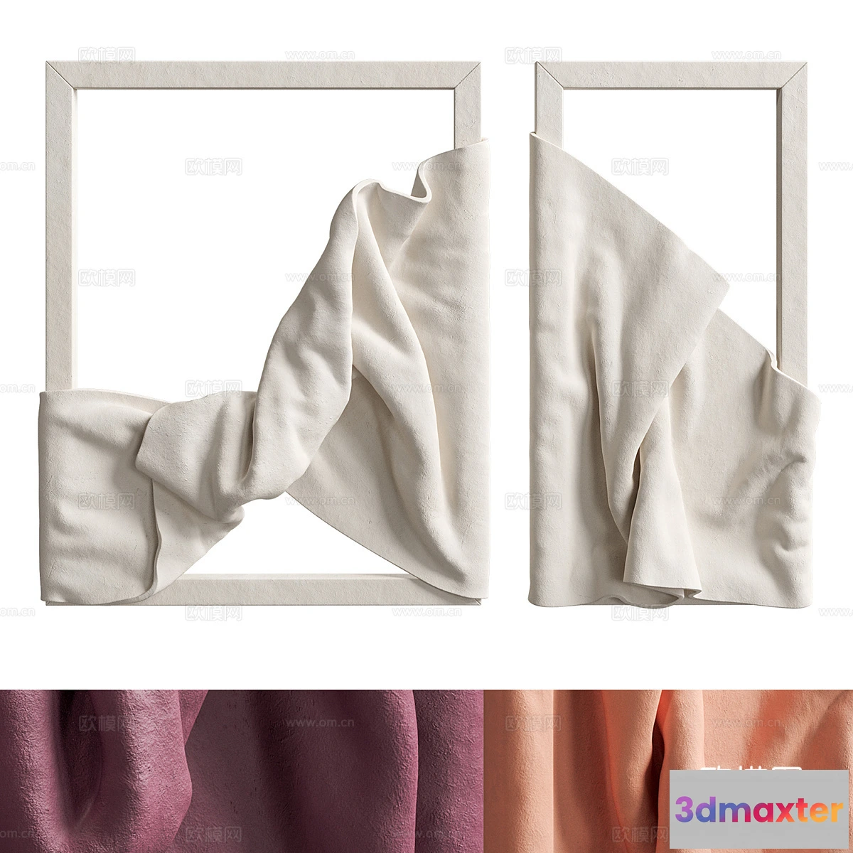 1685804 - Wall Decoration 3D Models - Decor Sets - 083 - CORONA Render 3D Max