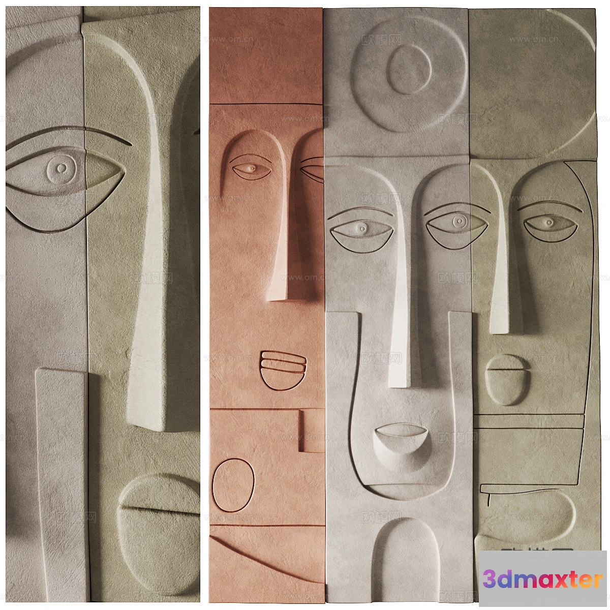 1685832 - Wall Decoration 3D Models - Decor Sets - 097 - VRAY Render 3D Max