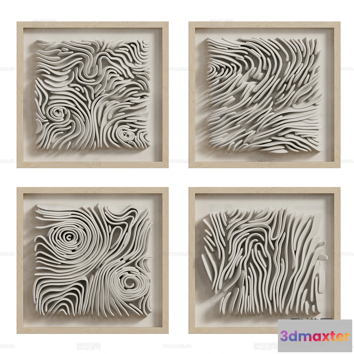 1685842 - Wall Decoration 3D Models - Decor Sets - 102 - CORONA Render 3D Max