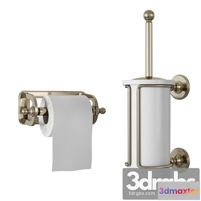 1012648 - Arcade paper roll and china brush holder