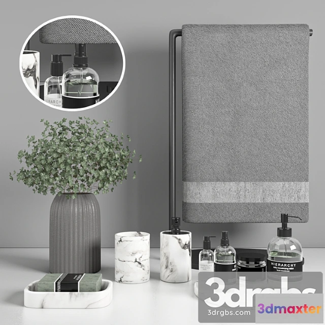1012792 - Bathroom accessories set 50