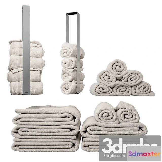 1012904 - Blomus towel set with holder