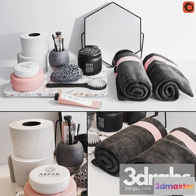 1012986 - Decorative set for a bath 3