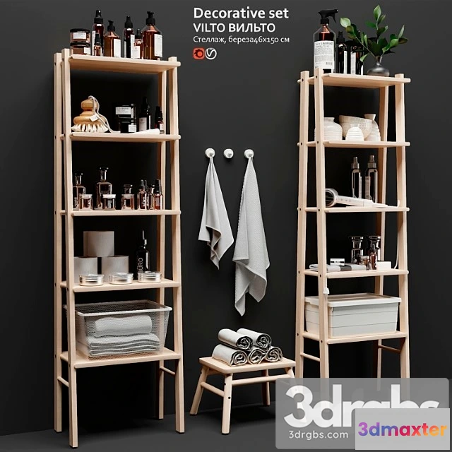 1013010 - Decorative set rack ikea vilto