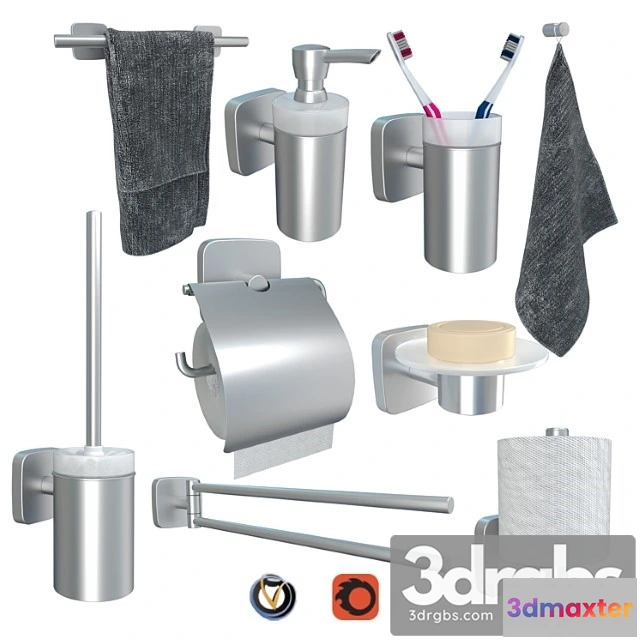 1013042 - Hansgrohe puravida accessory set