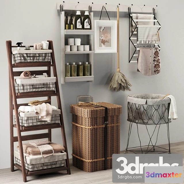 1013078 - Laundry decorative set 01