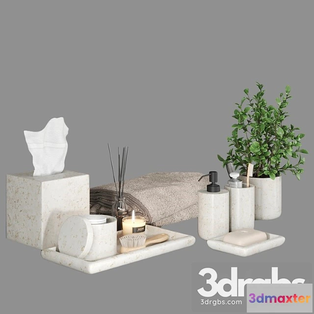 1013182 - Pottery barn frost marble bath accessories