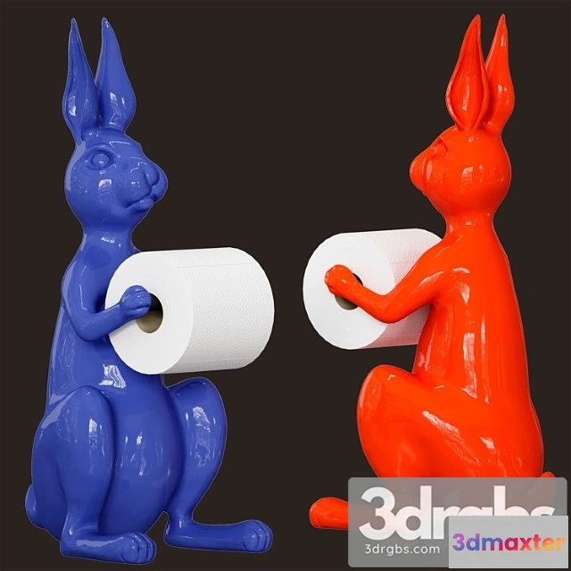 1013184 - Rabbit Toilet Roll Holder