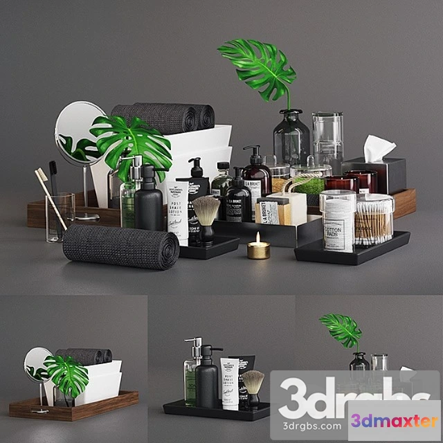 1013276 - Walnut bathroom trays