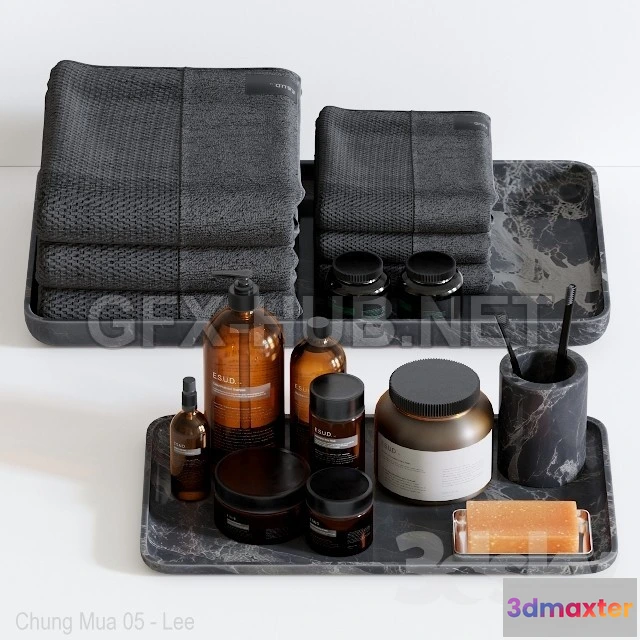 1073752 - Bathroom Accessories 3d model - 207309