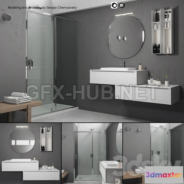 1073808 - Bathroom furniture set Arcom e.Ly 5 - 207365