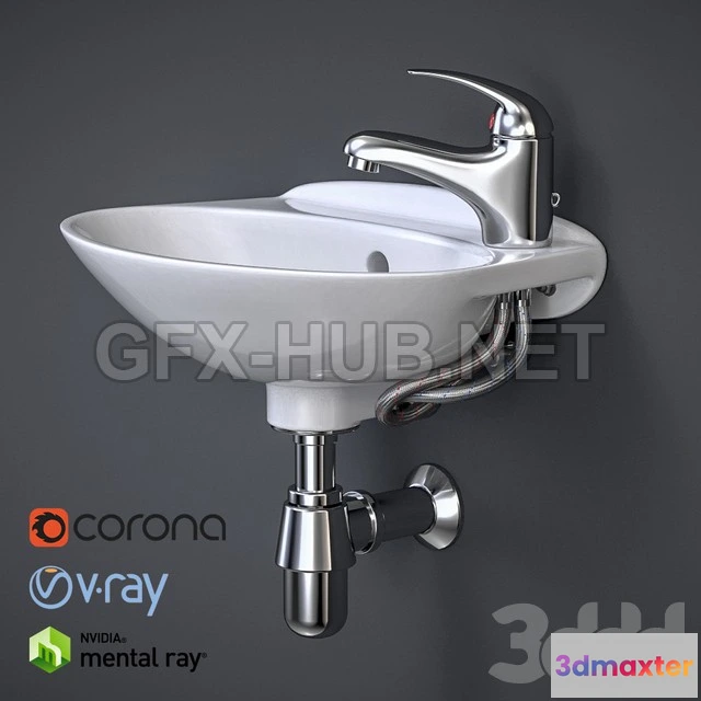 1073848 - Bathroom sink with faucet - 207405