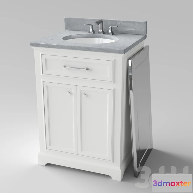 1077284 - Clochester 24” Single Sink Bathroom Vanity Set - 210841