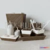 1078616 - Decorative set Creative BathSpa Bamboo Collection - 212173