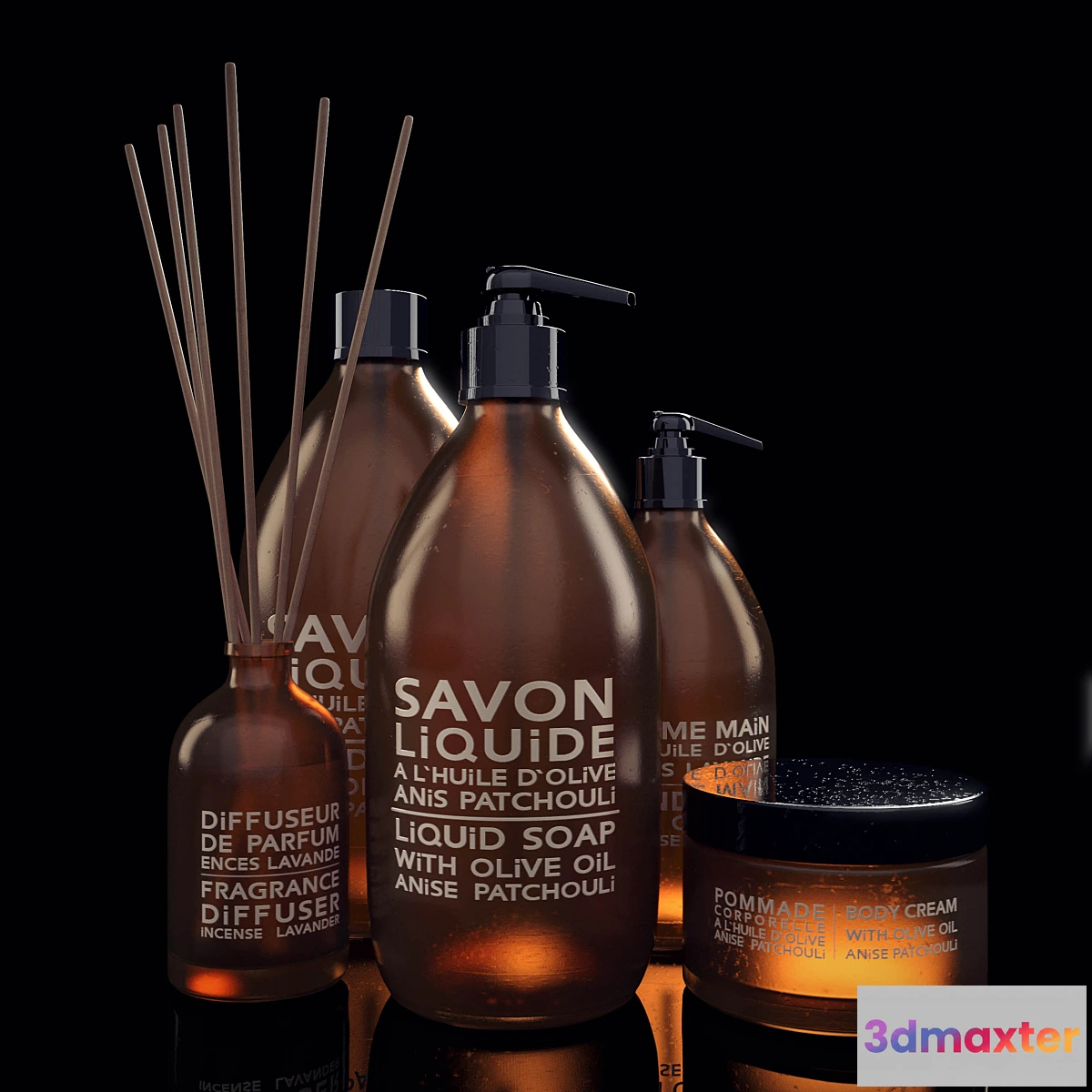 1270117 - savon liquid soap 3D Max