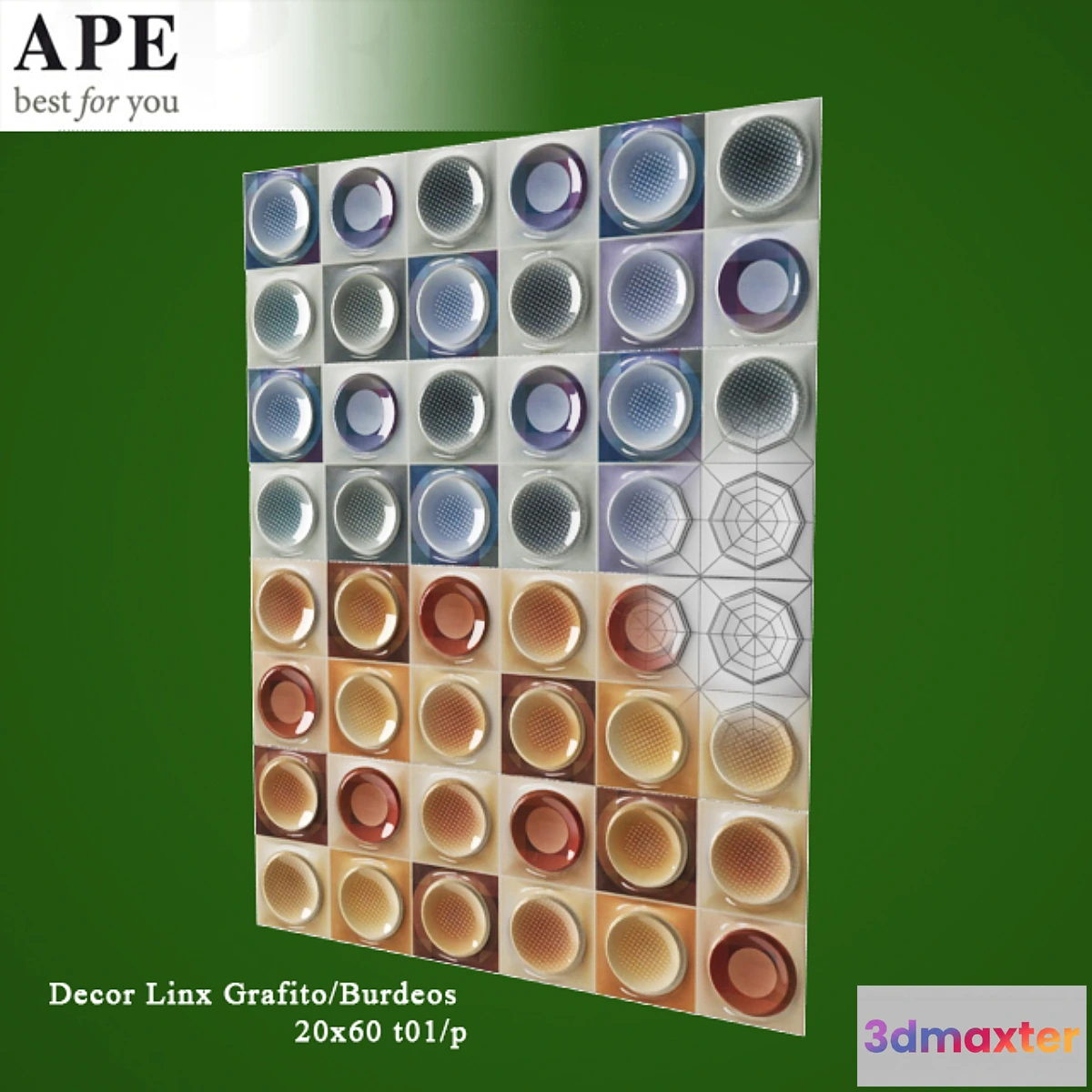 1271177 - Ape Ceramica Decor Linx - No.2 3D Max