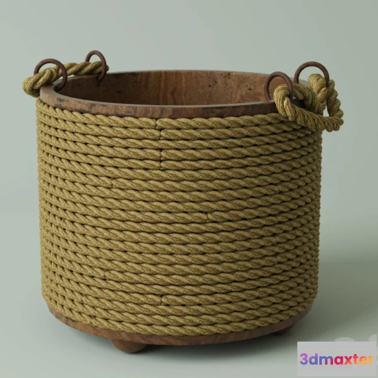 1277428 - Bucket with ropes 3D Max