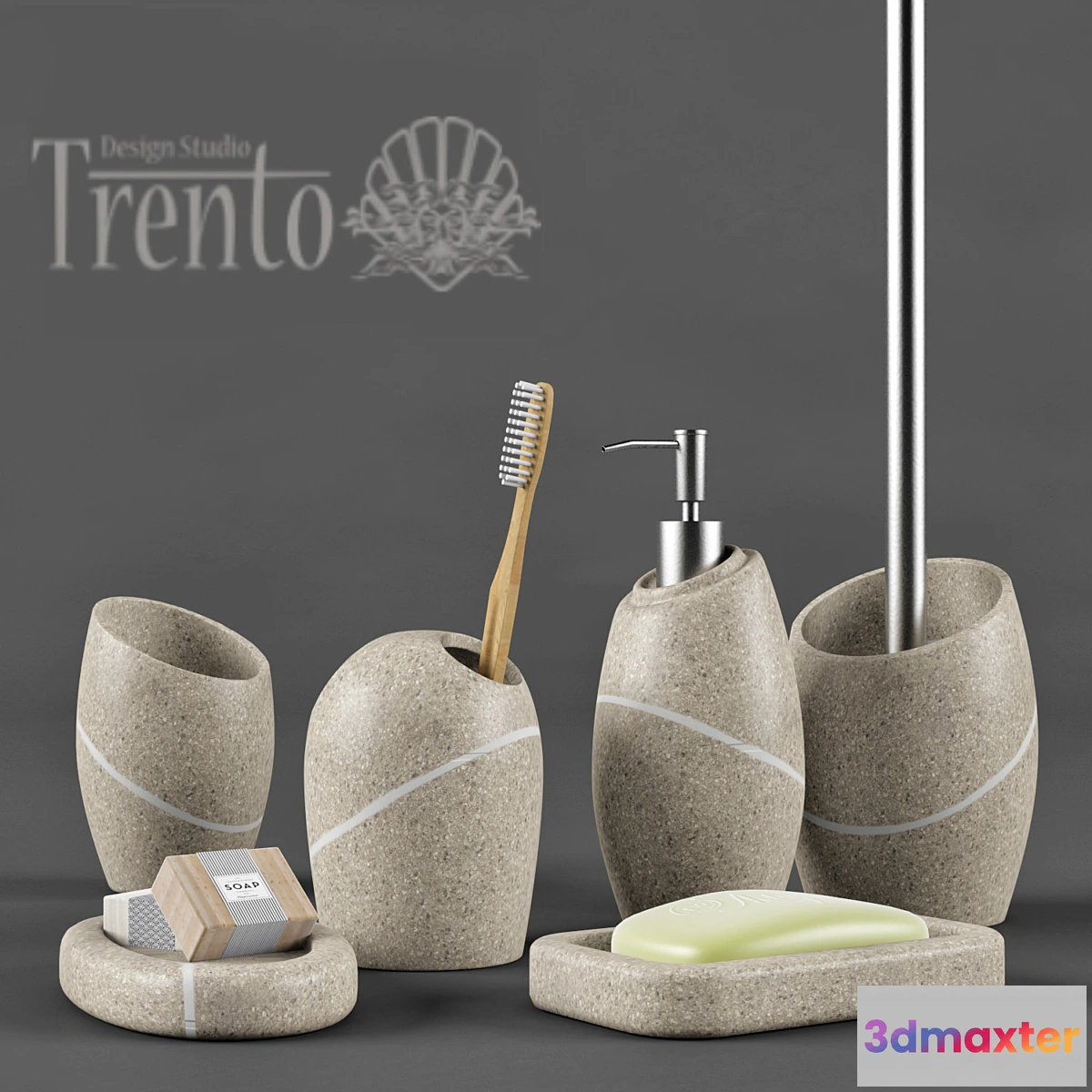 1279244 - Bathroom Trento Sea Stone 3D Max