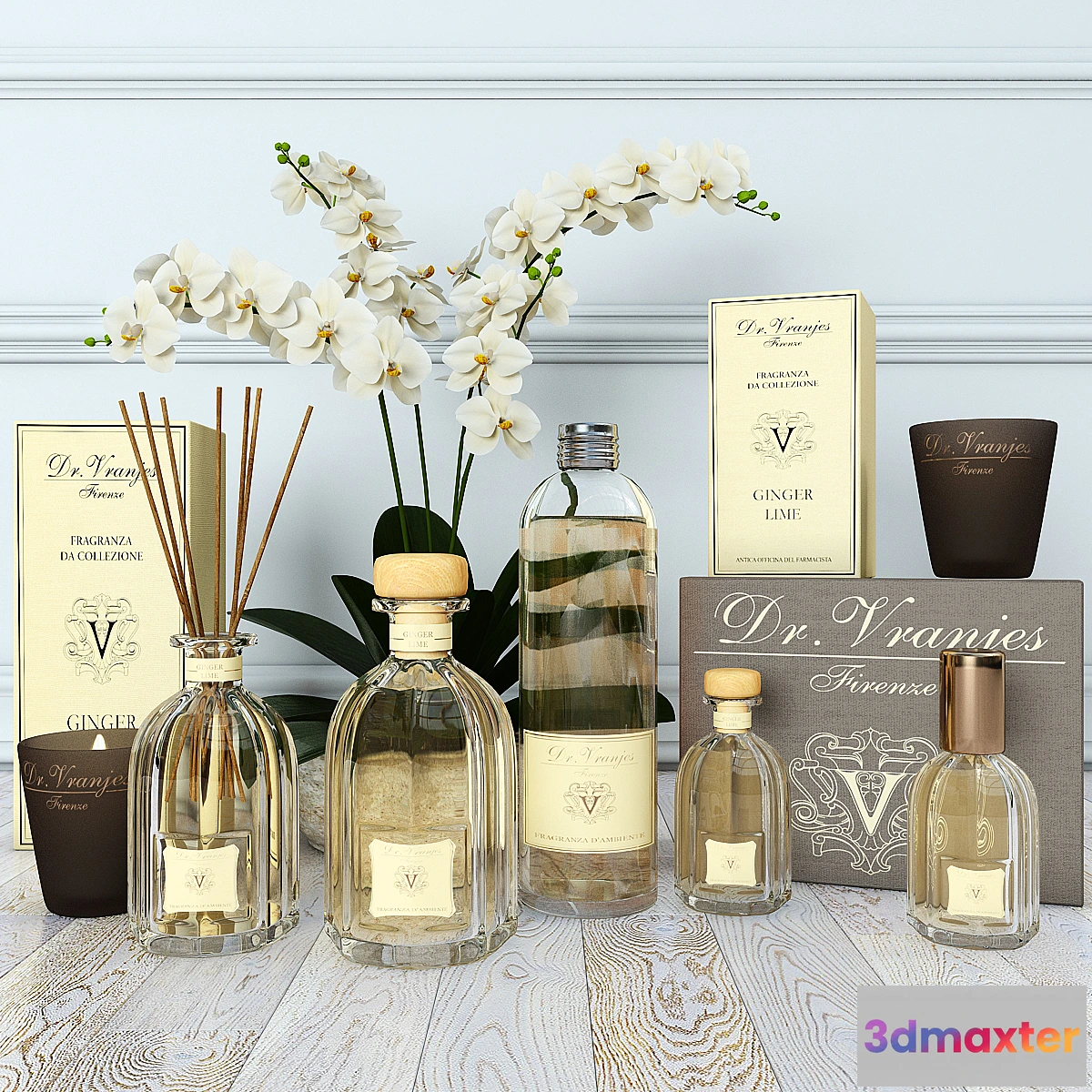 1280198 - Set fragrances Dr. Vranjes Ginger Lime 3D Max