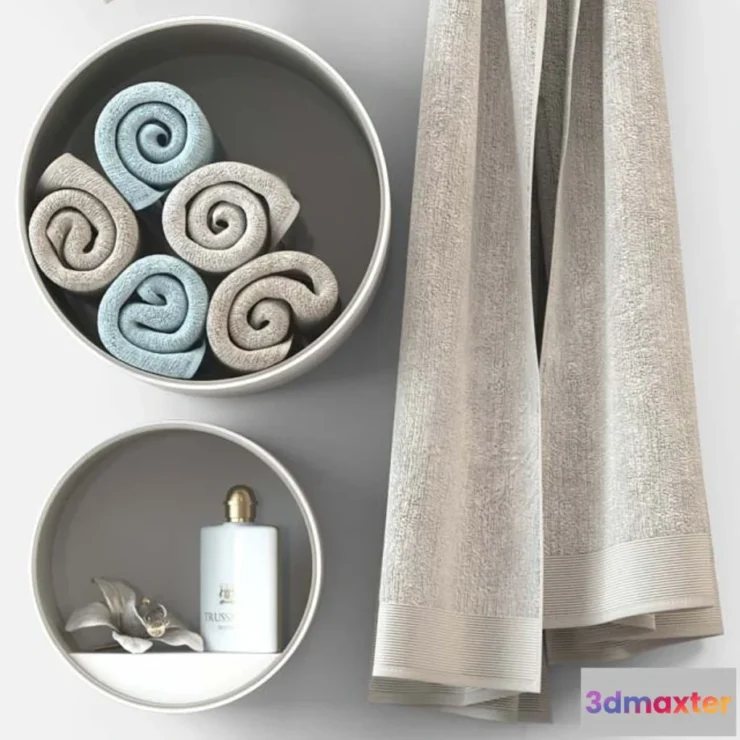 1281368 - Towels m25 3D Max