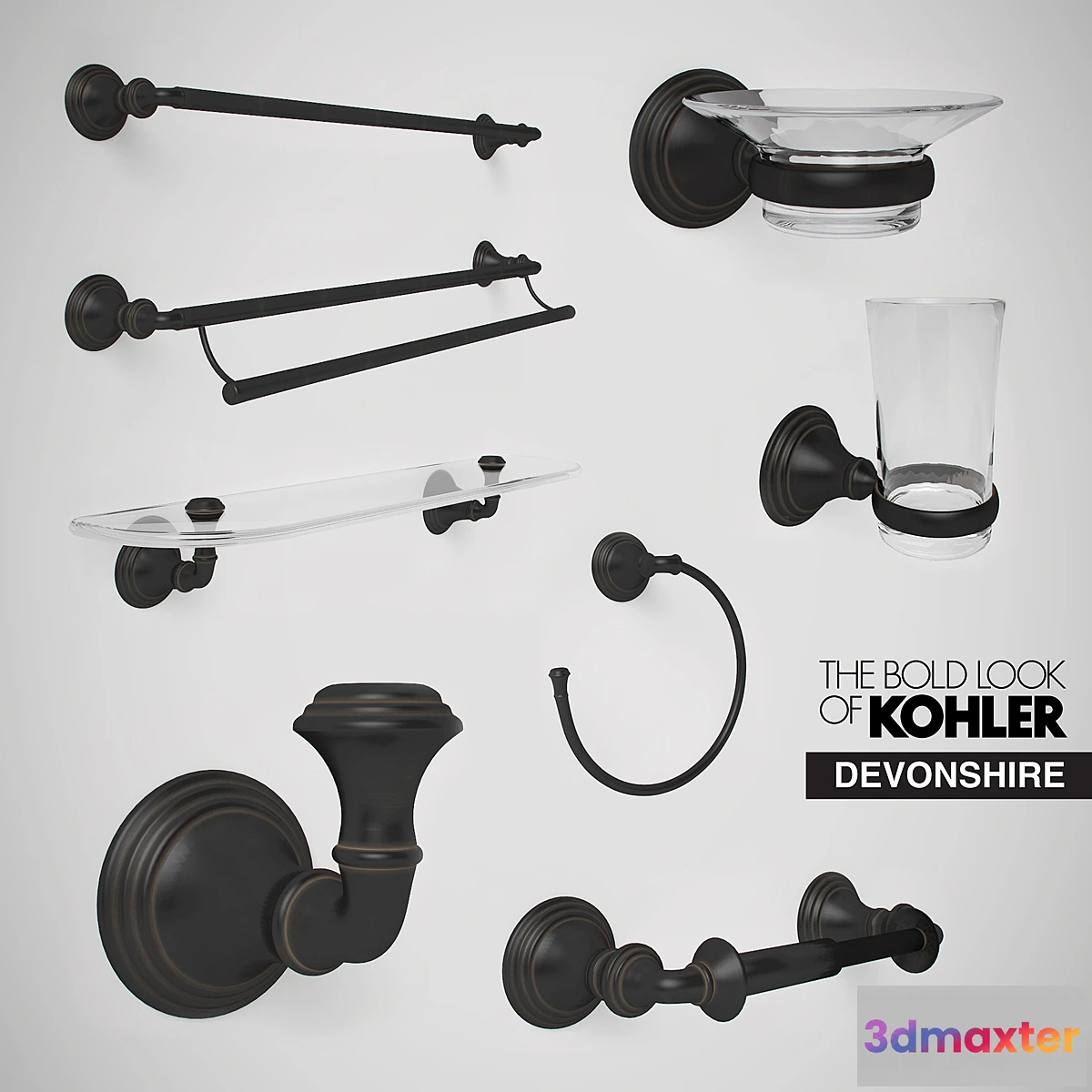 1281460 - KOHLER Devonshire Accessories 3D Max