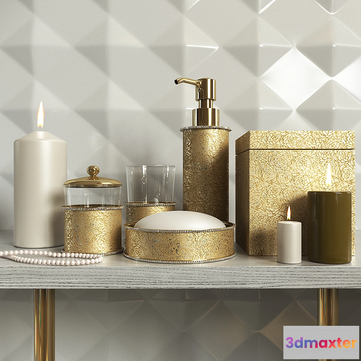 1284732 - Bathroom Accessories - No.2 3D Max