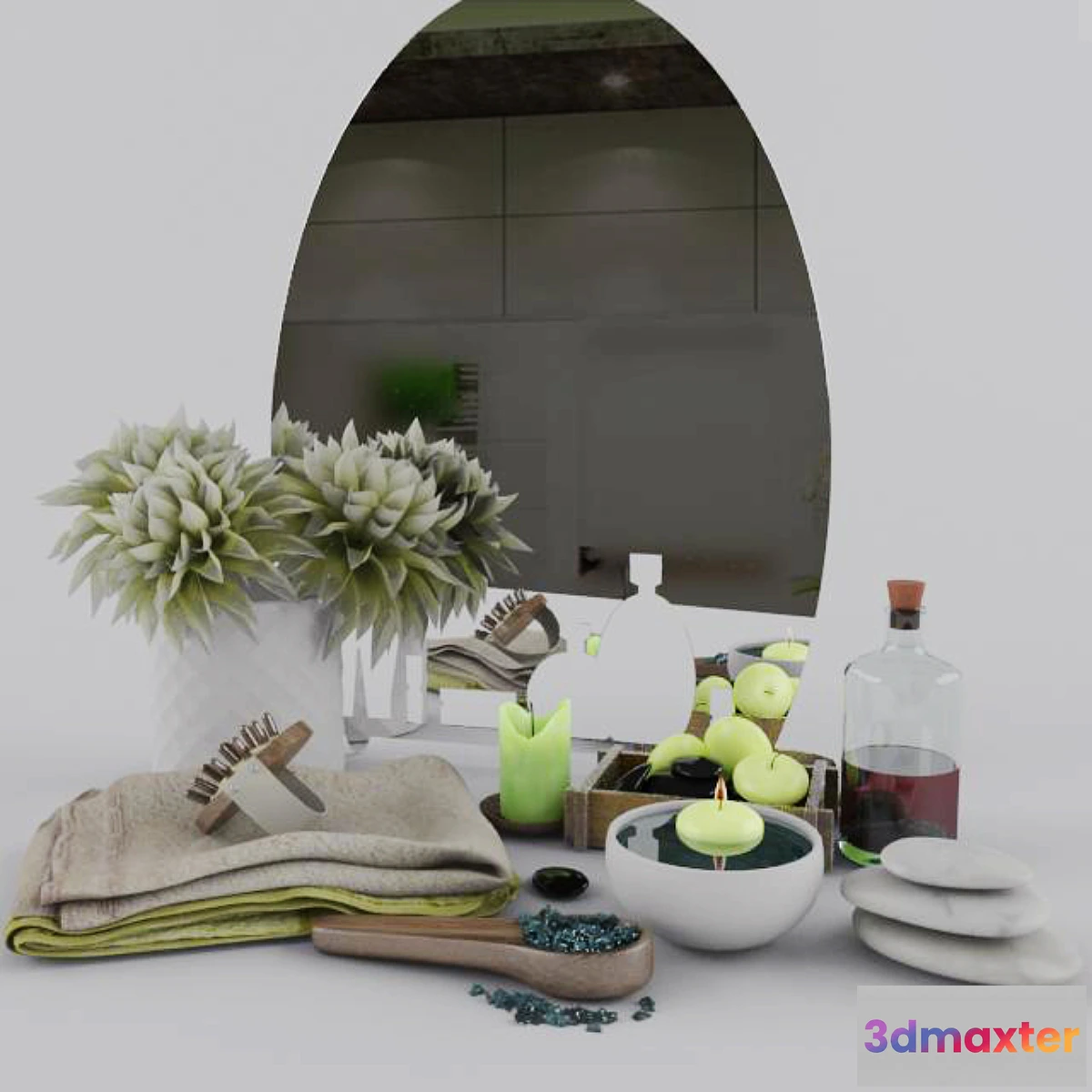 1285642 - spa set - No.3 3D Max