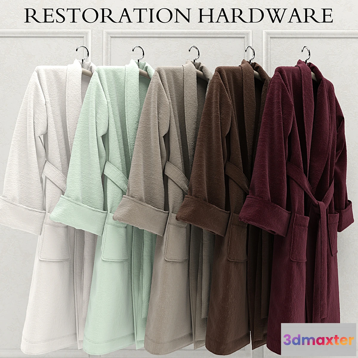 1290193 - RH Holiday Luxury Plush Robes - No.2 3D Max