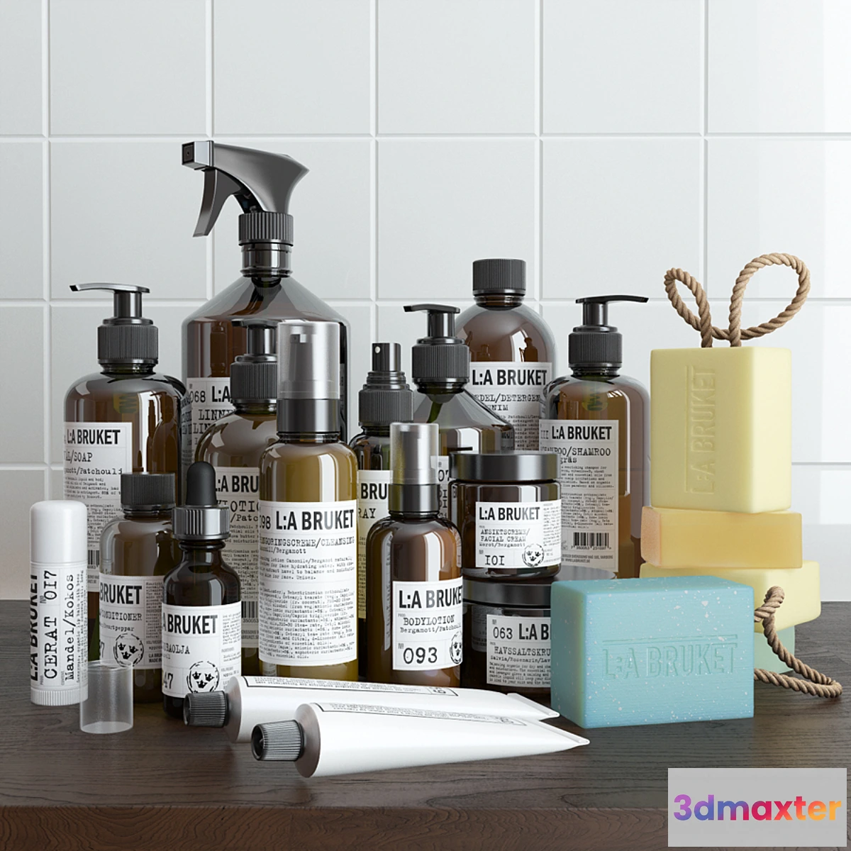 1290663 - L A Bruket set 3D Max