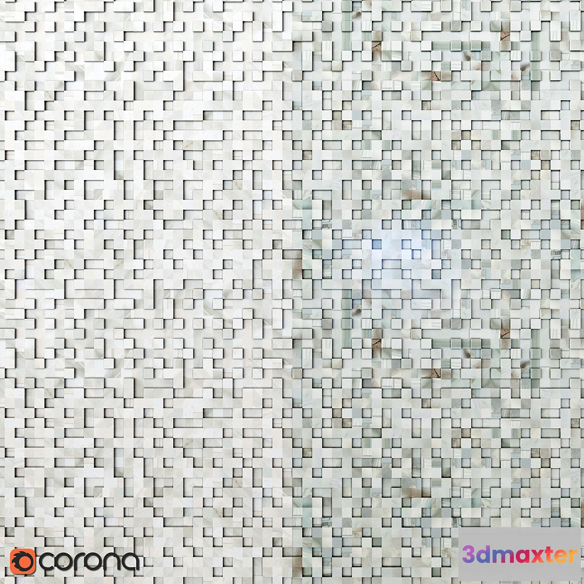 1291589 - ALABASTRI DI REX DECORO MOSAICO 3D 3D Max