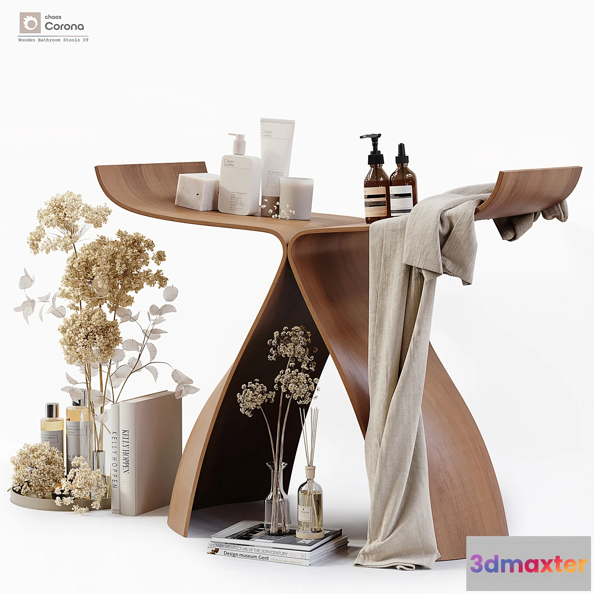 1295484 - Wooden Bathroom Tools 09 3D Max