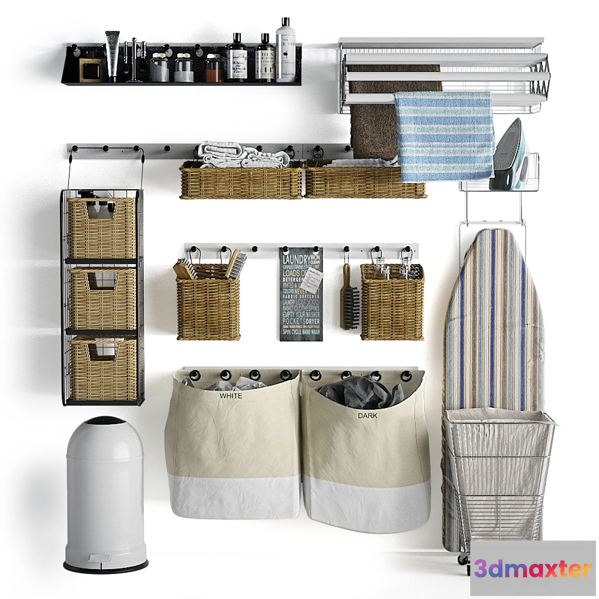 1295857 - Laundry decor 3D Max