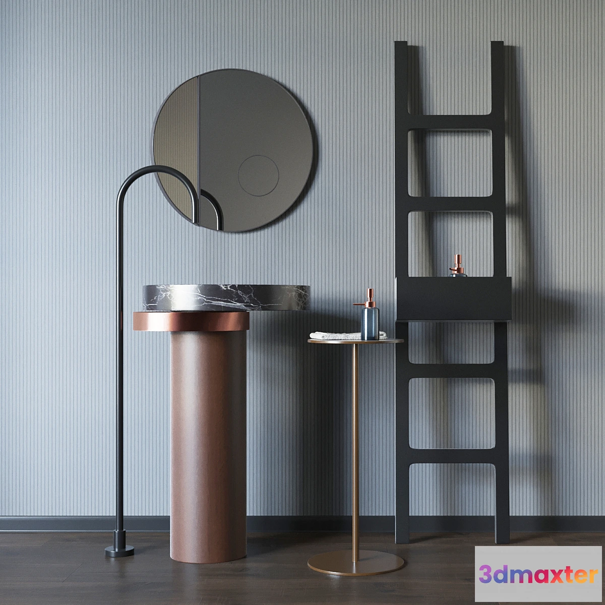 1296631 - washbasin FALPER ECCENTRICO 3D Max