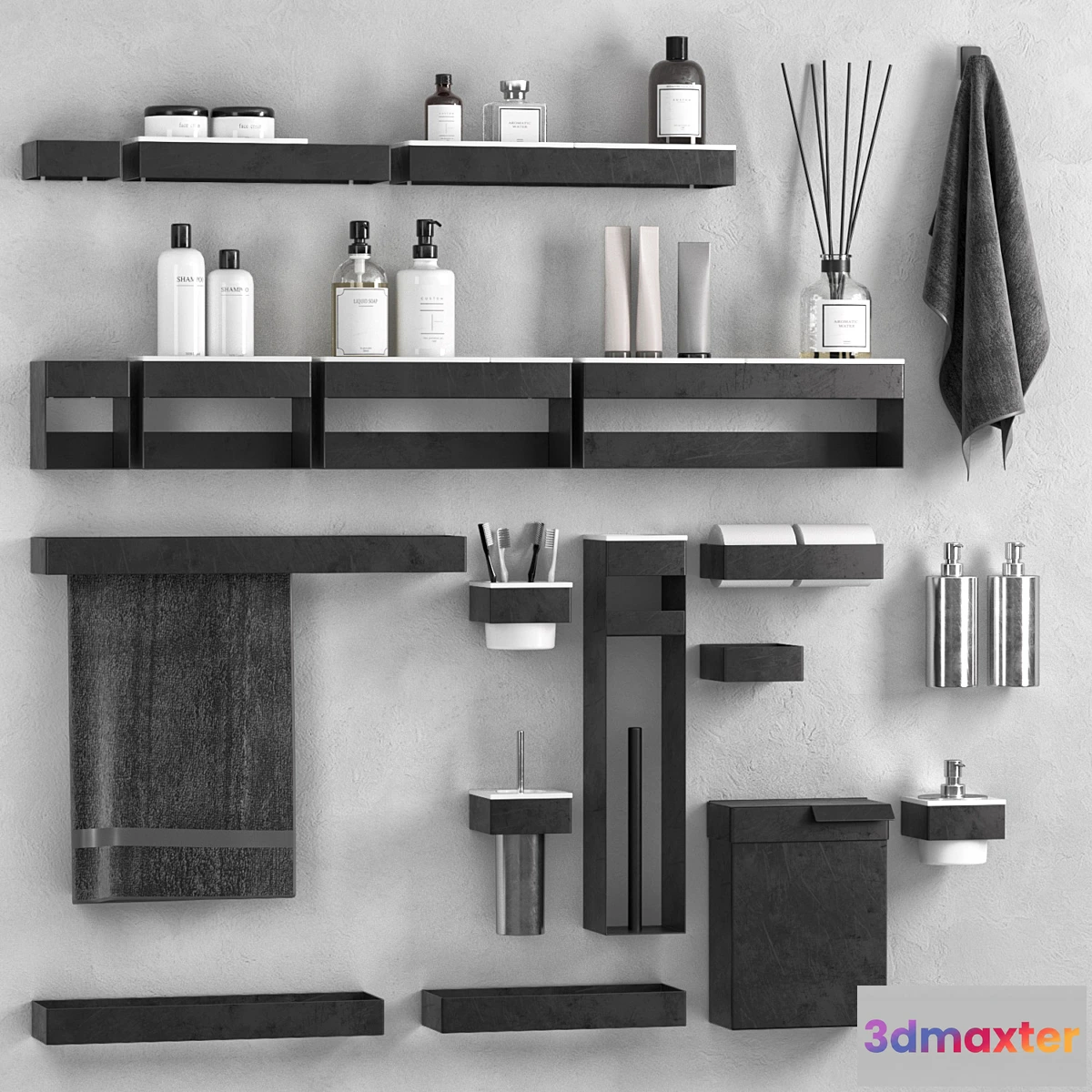 1297430 - 369 bathroom accessories by Agape 3D Max