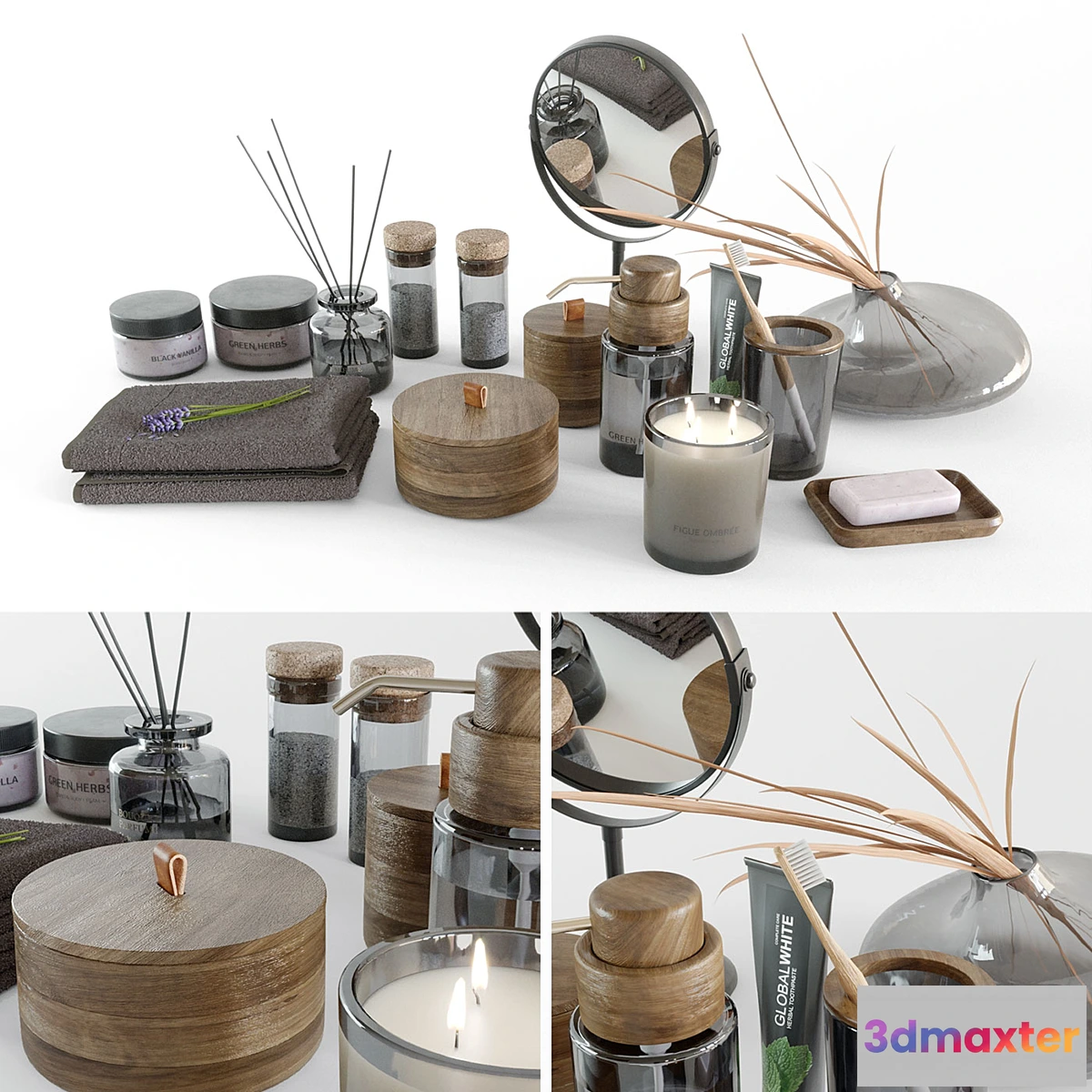 1299879 - Decor for the bathroom Zara Home 3D Max