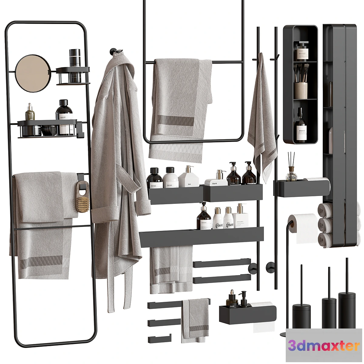 1300038 - bathroom accessories 17 - No.2 3D Max