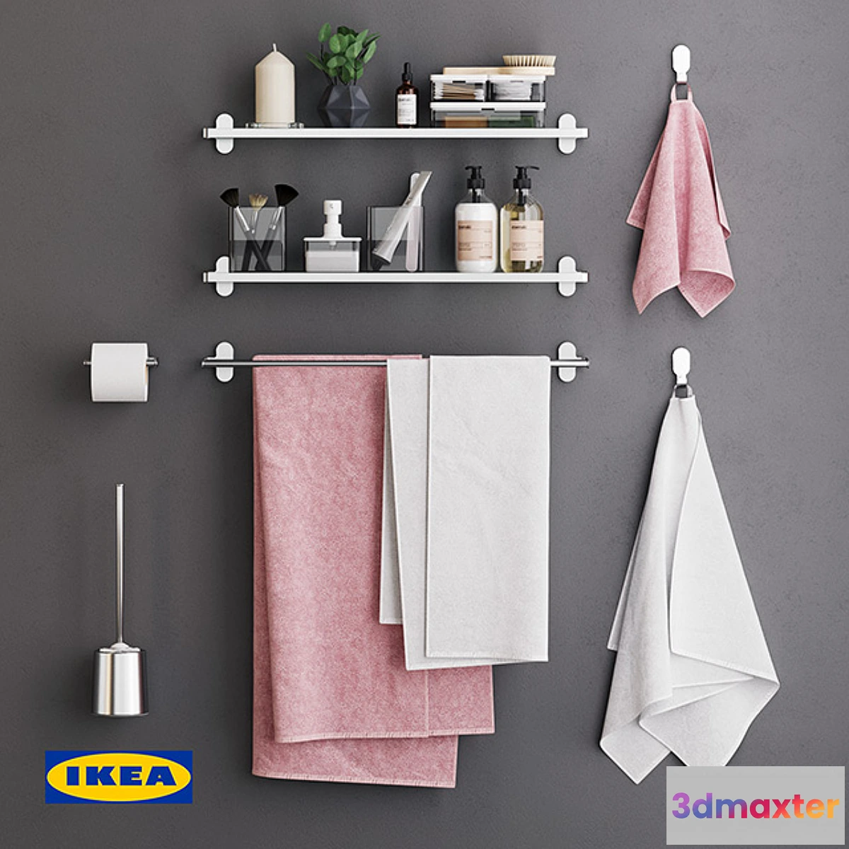 1300524 - Brogrund Bath Set 3D Max